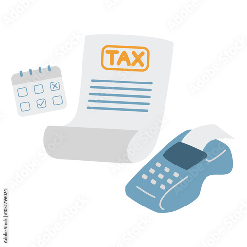 Income tax filing, calculate revenue and filling tax form