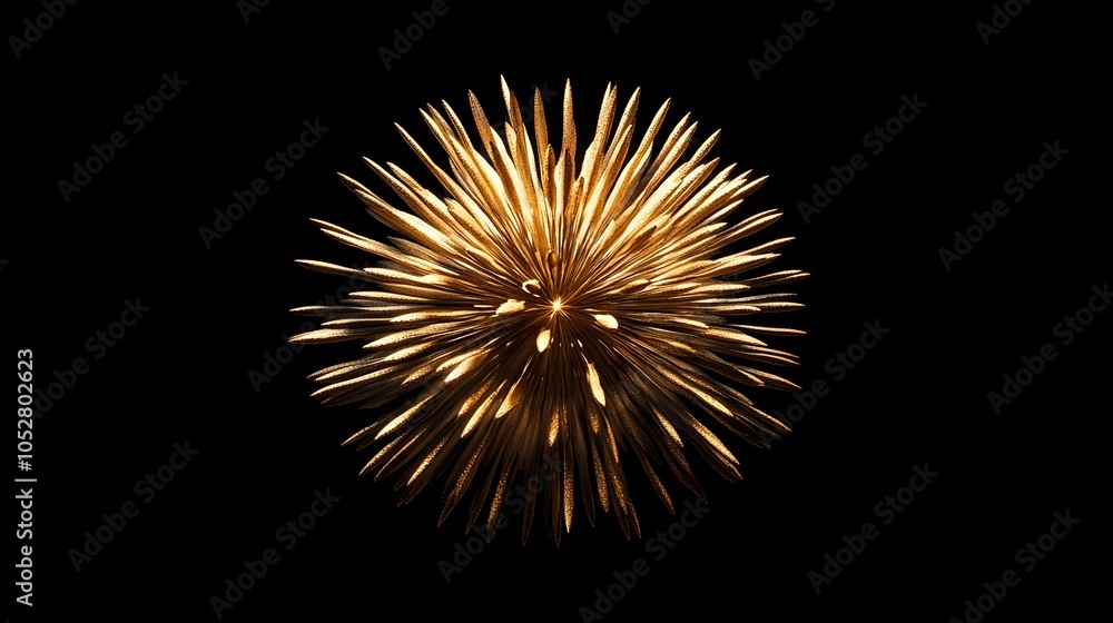A radiant burst of golden sparks illuminates the dark background, resembling a firework explosion frozen in time. A radiant burst of golden sparks illuminates the dark background, resembling a firework explosion frozen in time.