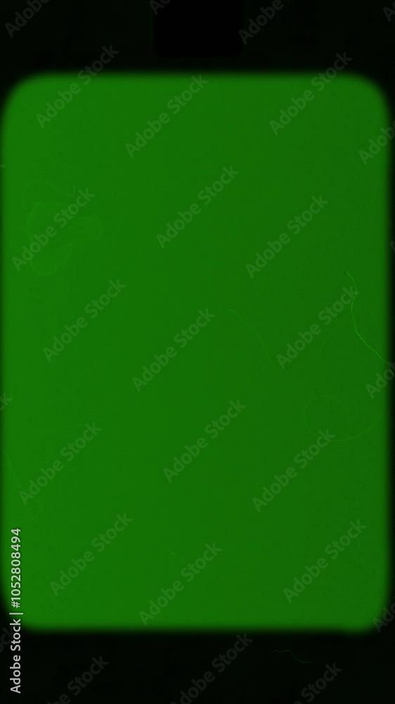 vertical green screen real 8mm camera overlay with scratch and dust, fit for old film, grunge gritty effect, nineties technology