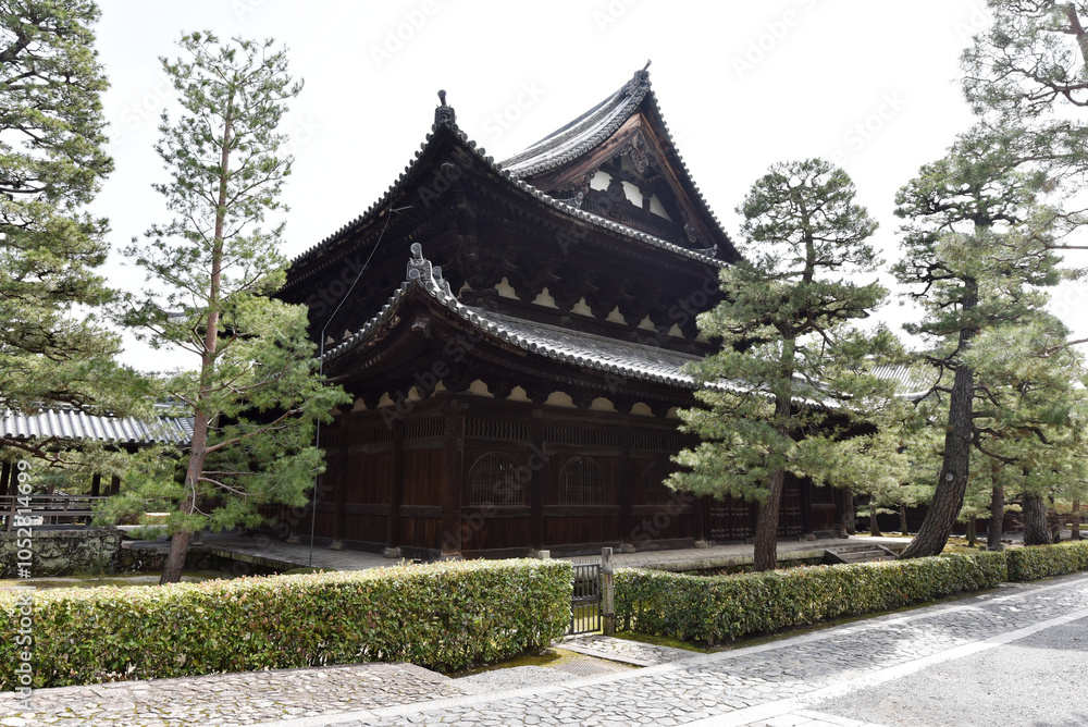 Naklejka premium 大徳寺 法堂 京都市北区紫野