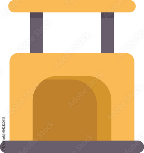 This illustration showcases a modern cat condo, offering a cozy and stimulating environment for feline companions