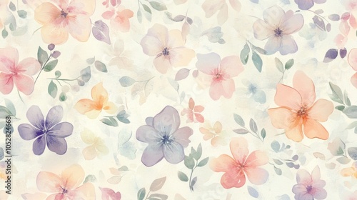 An intricate watercolor pat...