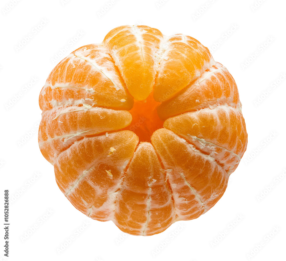 peeled tangerine isolated on transparent background peeled tangerine isolated on transparent background