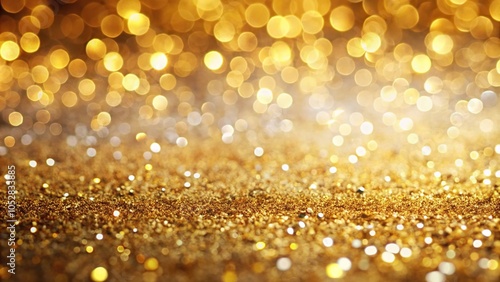 glittering gold and white background with sparkle