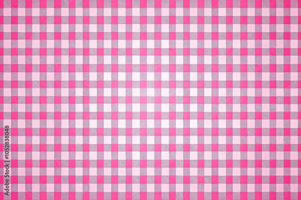 Minimalistic pink checkered pattern on white background Minimalistic pink checkered pattern on white background
