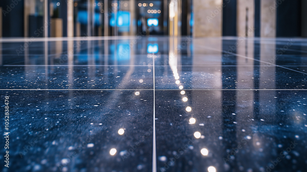 Granito tile design in shades of deep blue Granito tile design in shades of deep blue