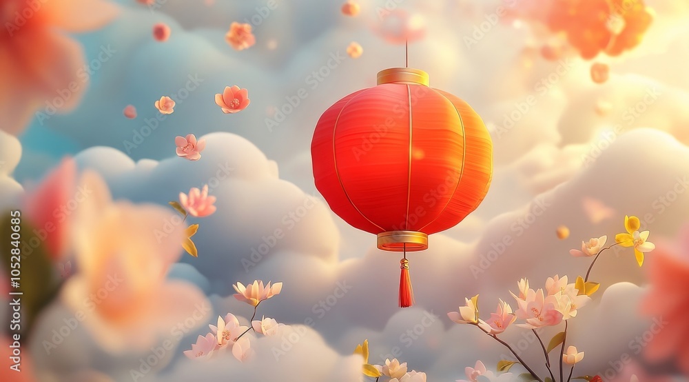 Obraz premium chinese new year lantern