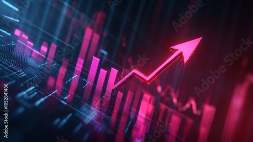 Wallpaper Mural stock market graph Torontodigital.ca