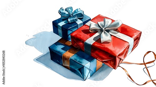 Wallpaper Mural Colorful gift boxes Torontodigital.ca