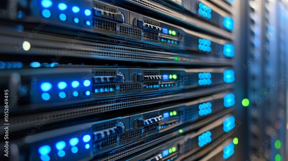 Fototapeta premium network room