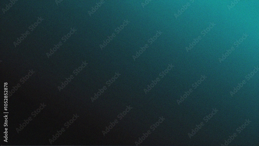 Obraz premium Green grainy color gradient background, vibrant poster noise texture banner, cover header backdrop design