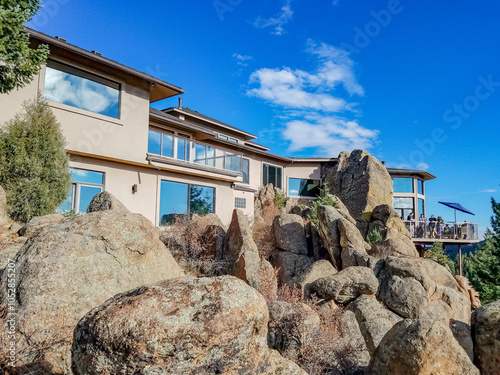 house in the mountains