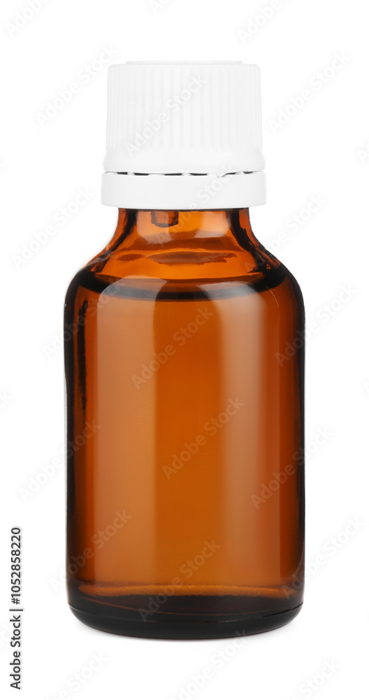 Medical bottle with medicine isolated on white Medical bottle with medicine isolated on white
