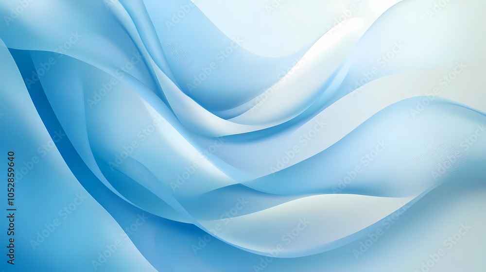 Blue abstract background with gradient mesh and soft shadows. Gradient Overlay. Illustration Blue abstract background with gradient mesh and soft shadows. Gradient Overlay. Illustration