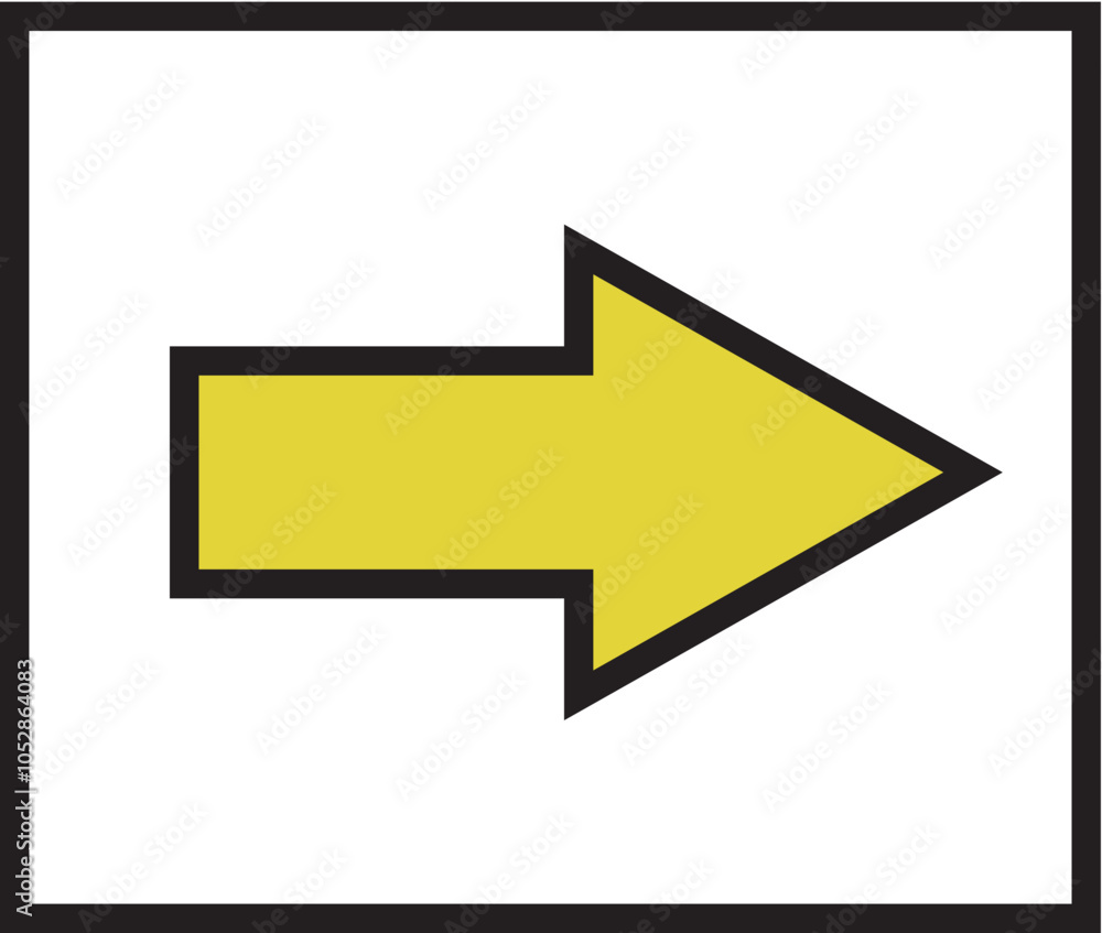 yellow arrow sign yellow arrow sign