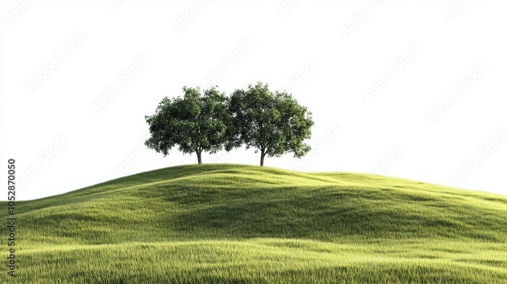 Obraz premium tree isolated on white
