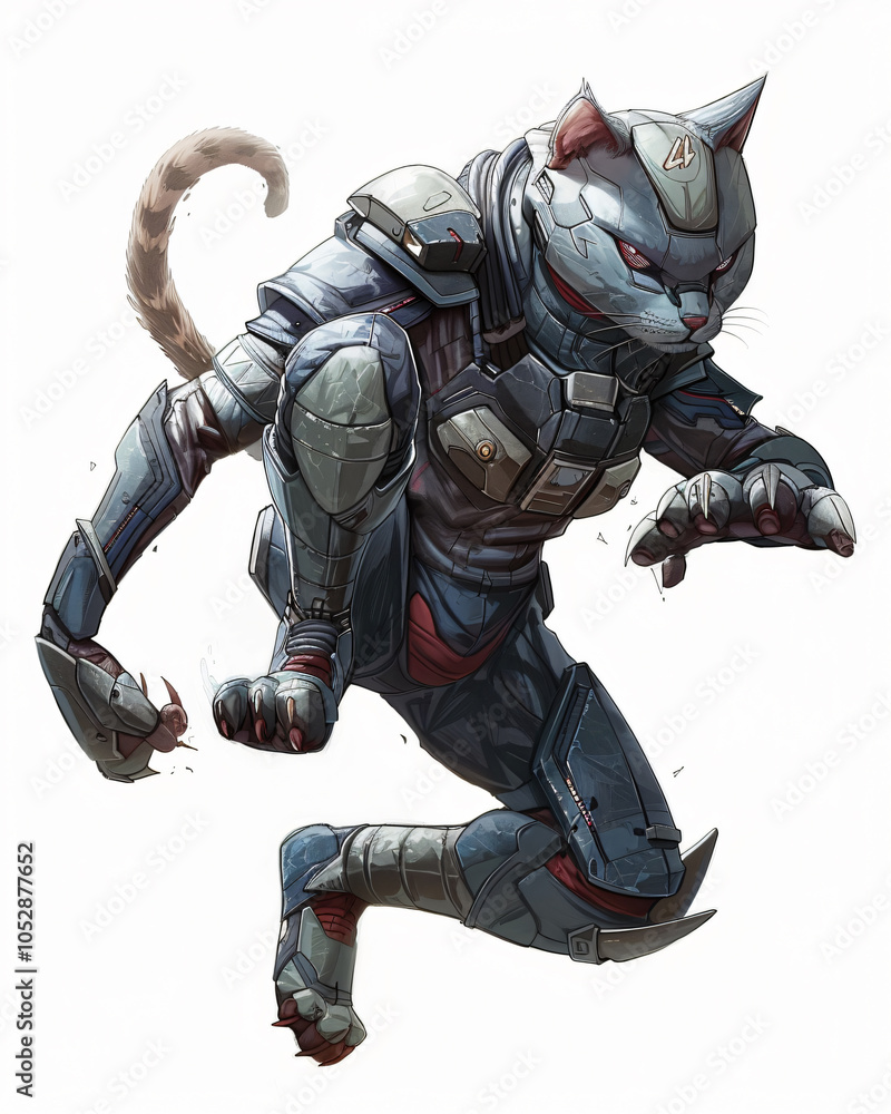 Comic book cat superhero character dynamic pose,detailed suit futuristic element, action hero design sci-fi manga fan, concept art feline cybernetic armor,3d,drawing,sketch,jump,movement,man,showcase Comic book cat superhero character dynamic pose,detailed suit futuristic element, action hero design sci-fi manga fan, concept art feline cybernetic armor,3d,drawing,sketch,jump,movement,man,showcase