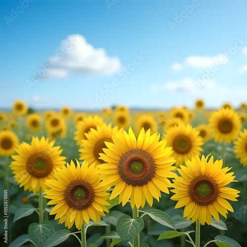 field of sunflowers