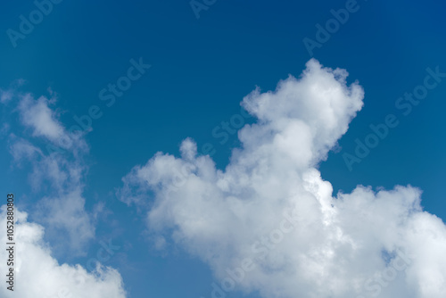 blue sky with clouds