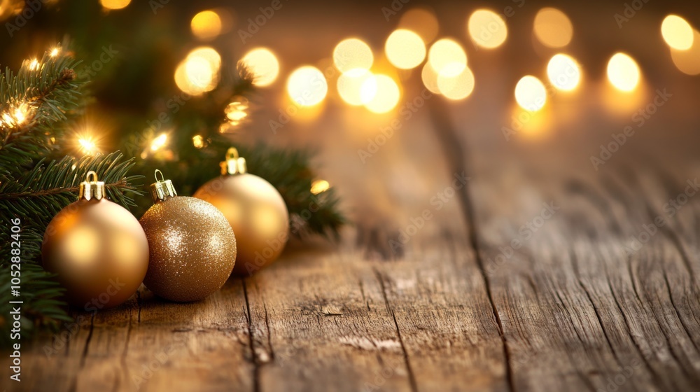 Fototapeta premium Joyful Spirit with Warm Lighting in Rustic Setting