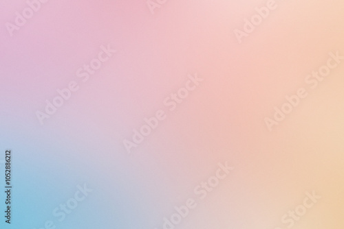 Soft gradient backdrop with noisy grain texture in pastel colors for creative and artistic applications