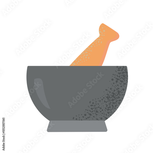 Mortar and pestle icon clipart avatar logotype isolated illustration
