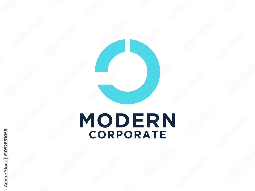 Fototapeta premium Abstract Initial Letter J Logo. Blue Shape Linear Style isolated on White Background. Usable for Business and Branding Logos.