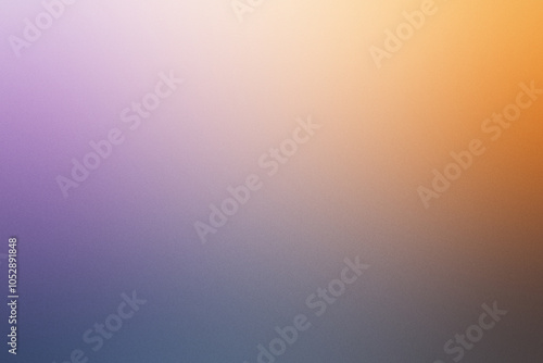 Abstract grainy background with vibrant gradient textures in shades of purple and orange