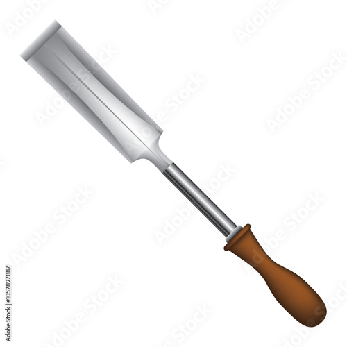 Wide chisel for woodworking