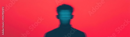 Social media user isolated in their own digital world, distant from others, toxic society  alienation  social media, digital alienation