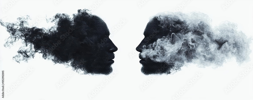 Toxic behavior clash depicted as dark energy in a group dynamic, toxic society conflict toxic behavior, behavior conflict Toxic behavior clash depicted as dark energy in a group dynamic, toxic society conflict toxic behavior, behavior conflict