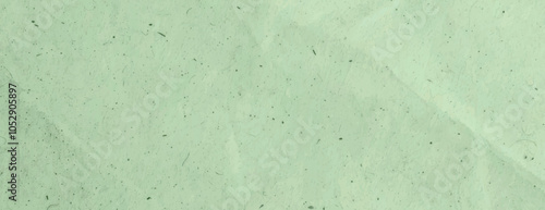Textured green background with a paper-like appearance. The green background features subtle speckles and a soft, vintage texture. Minimal crumple paper texture vector background
