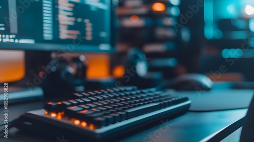 Wallpaper Mural Illuminated Gaming Keyboard Torontodigital.ca