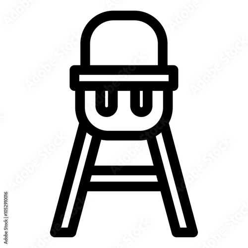 baby chair icon