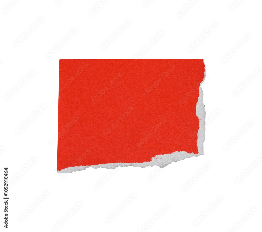 red torn paper isolated red torn paper isolated
