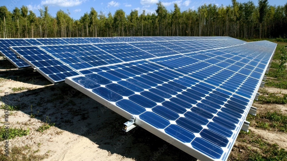 Innovative green roof warehouse design featuring solar arrays for sustainable energy solutions Innovative green roof warehouse design featuring solar arrays for sustainable energy solutions