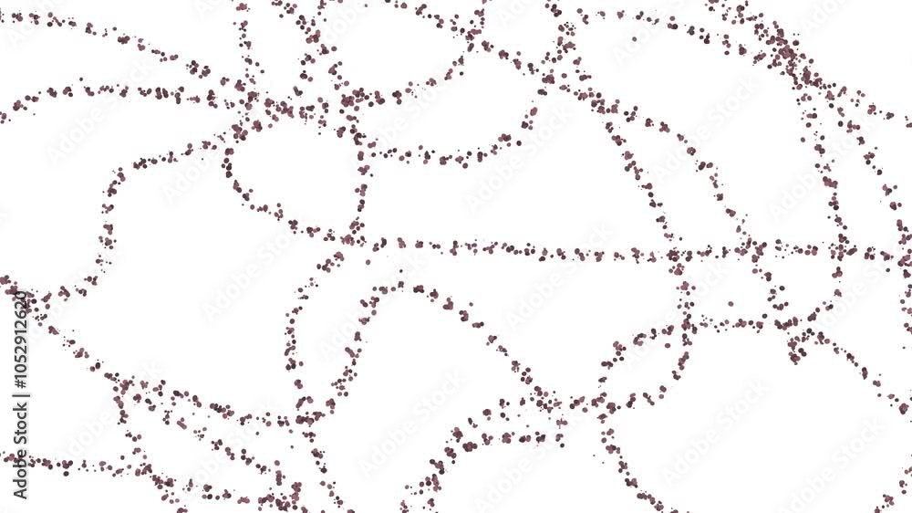 Animation of moving chains consisting of small rough elements. Animation of moving chains consisting of small rough elements.