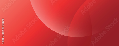 Abstract red background with smooth gradients and curved shapes. The red background features a soft, flowing texture. Minimal abstract gradient curve vector background