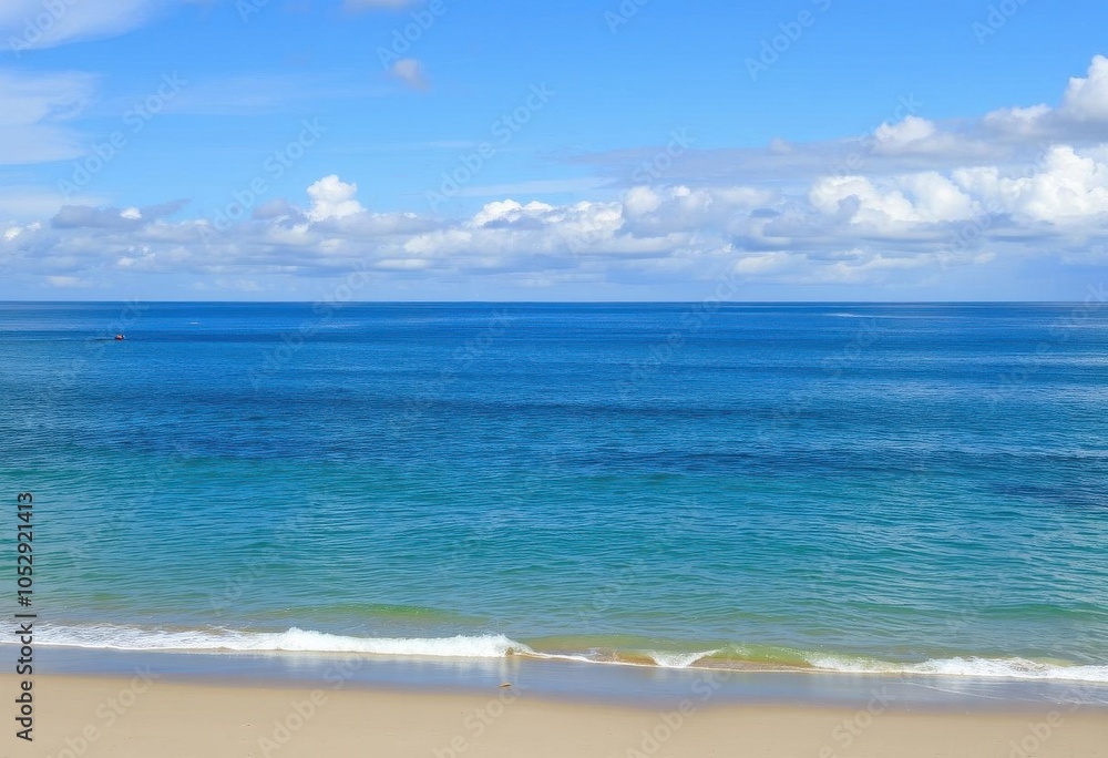 a photo of the ocean blue waters a photo of the ocean blue waters