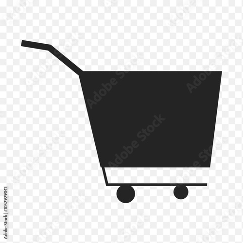 Shopping Trolley cart icon vector, vector illustration.