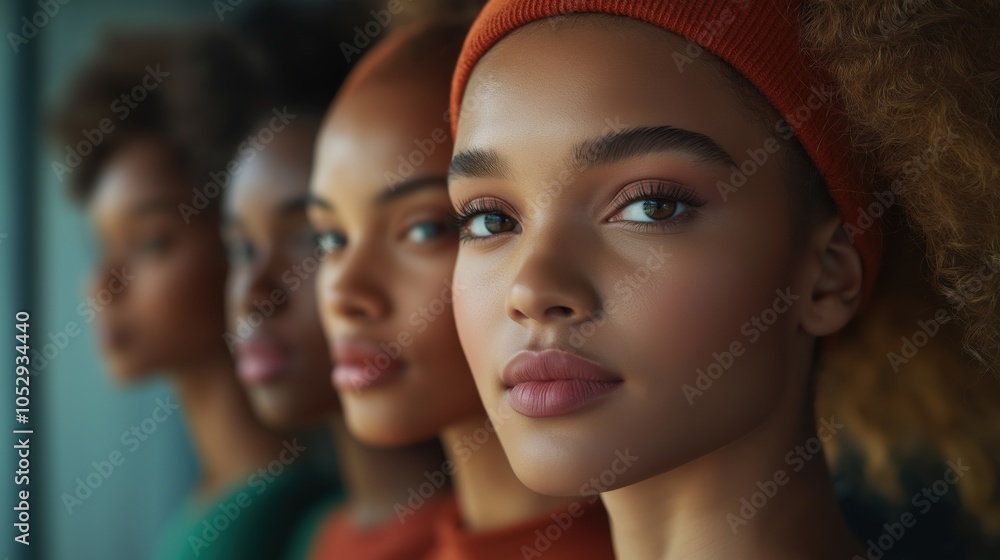 A vibrant gathering of women with diverse backgrounds radiates beauty and confidence. Posing together, they embody inclusivity and celebrate the power of skincare in this captivating campaign. A vibrant gathering of women with diverse backgrounds radiates beauty and confidence. Posing together, they embody inclusivity and celebrate the power of skincare in this captivating campaign.