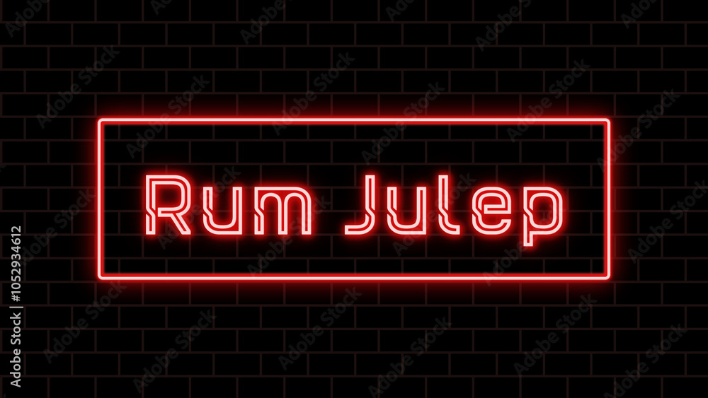 Rum Julep のネオン文字 Rum Julep のネオン文字