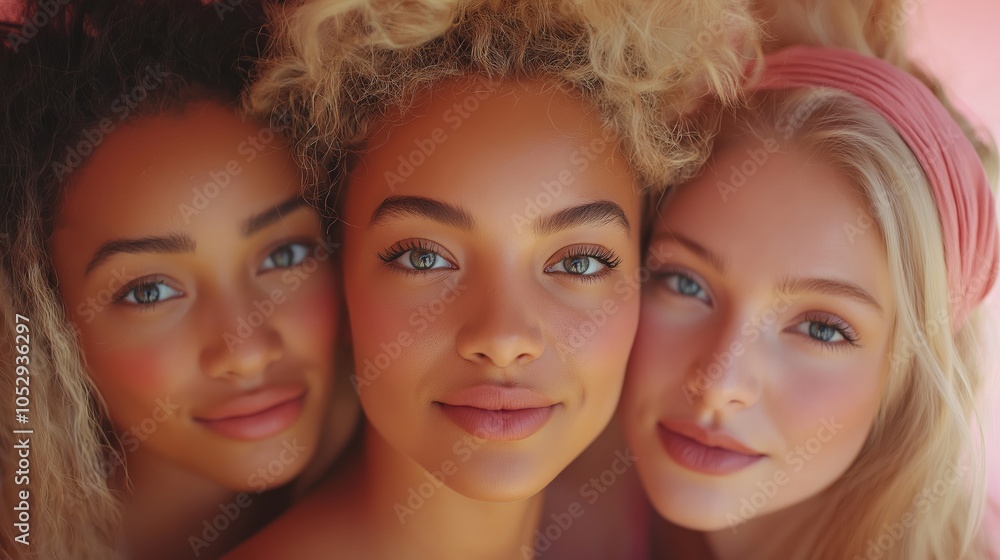 A vibrant gathering of women with diverse backgrounds radiates beauty and confidence. Posing together, they embody inclusivity and celebrate the power of skincare in this captivating campaign. A vibrant gathering of women with diverse backgrounds radiates beauty and confidence. Posing together, they embody inclusivity and celebrate the power of skincare in this captivating campaign.