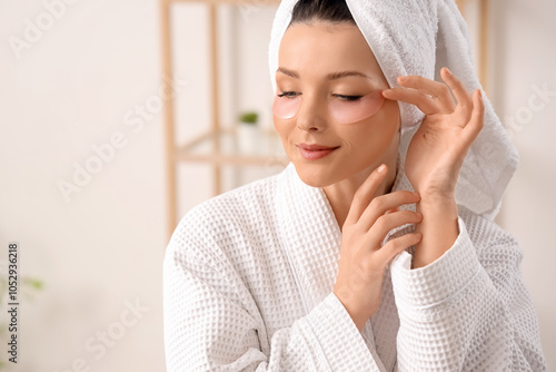 Beautiful woman with under-...