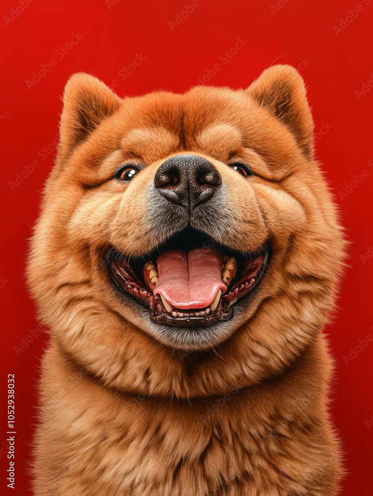 Laughing Chow Chow Dog Laughing Chow Chow Dog