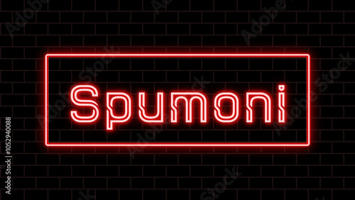 Spumoni のネオン文字 photo