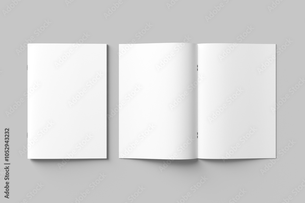 Brochure and Magazine Mockup Brochure and Magazine Mockup