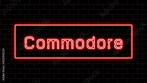 Commodore のネオン文字