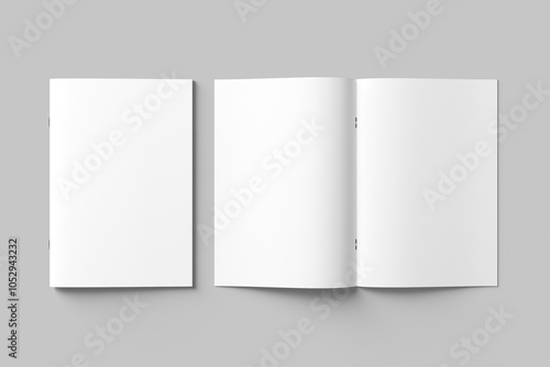 Brochure and Magazine Mockup