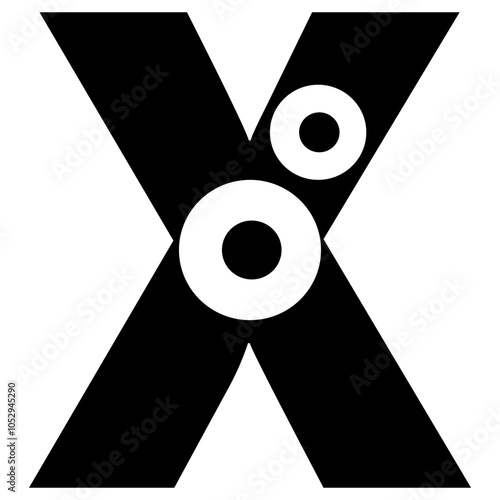 Halloween Alphabet Letter X